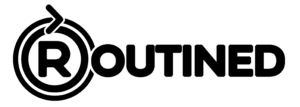ROUTINED Logotype v1.0 - White background